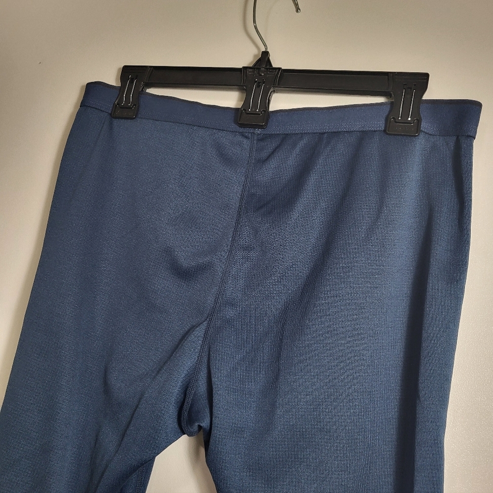 REI blue base layer longjohn leggings  men's S  #2712 - Picture 4 of 4